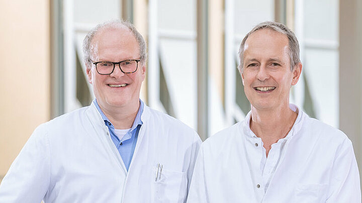 v. l. n. r. Prof. Dr.-Ing. Rüdiger Rupp, Prof. Dr. med. Norbert Weidner